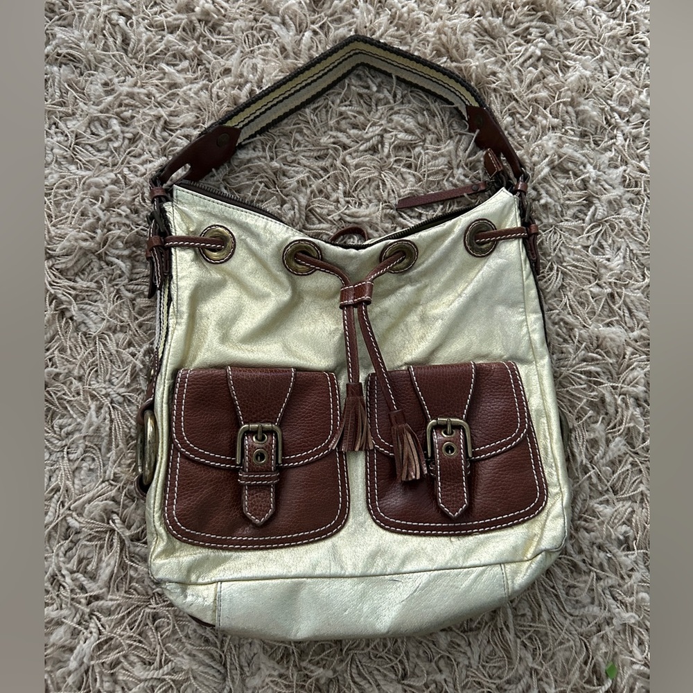 Vintage Isabella Fiore Gold shoulder bag